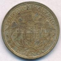 1939. 2P Ag "Madonna" T:2 patina
Adamo P7