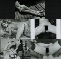 cca 1969 Csinibabák, 6 db szolidan erotikus fénykép, mai nagyítások, 10x15 cm + cca 1980 Álmok és vá...