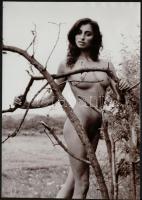 cca 1987 Menesdorfer Lajos (1941-2005) budapesti fotóművész hagyatékából 2 db vintage fénykép + 2 db...