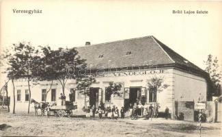 Veresegyház, Brüll Lajos üzlete, vendéglője és saját kiadása