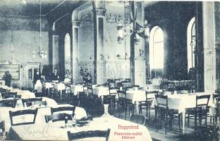 1909 Nagyvárad, Oradea; Pannónia szálloda, belső / hotel interior