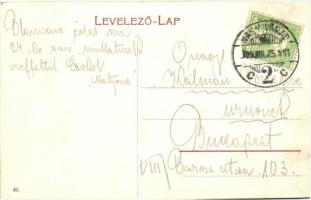 1909 Nagyvárad, Oradea; Pannónia szálloda, belső / hotel interior