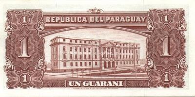 Paraguay 1952. 1G T:I + 1952(1963-). 1G, 5G "fekete", 10G, 50G, 100G "narancssárga&qu...