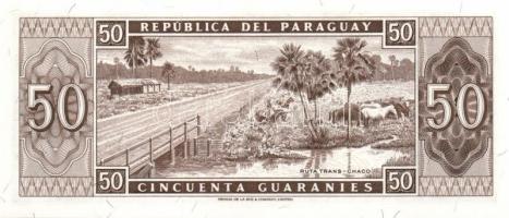 Paraguay 1952. 1G T:I + 1952(1963-). 1G, 5G "fekete", 10G, 50G, 100G "narancssárga&qu...