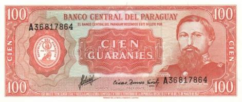 Paraguay 1952. 1G T:I + 1952(1963-). 1G, 5G "fekete", 10G, 50G, 100G "narancssárga&qu...
