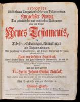 Christoph Starke: Synopsis Alte Testament I-V. kötet.(Hat kötetben) + Synopsis Neues Testaments I-II...