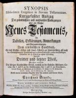 Christoph Starke: Synopsis Alte Testament I-V. kötet.(Hat kötetben) + Synopsis Neues Testaments I-II...