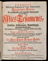 Christoph Starke: Synopsis Alte Testament I-V. kötet.(Hat kötetben) + Synopsis Neues Testaments I-II...