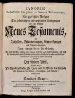 Christoph Starke: Synopsis Alte Testament I-V. kötet.(Hat kötetben) + Synopsis Neues Testaments I-II...