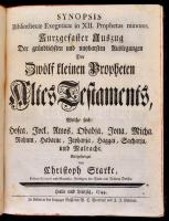 Christoph Starke: Synopsis Alte Testament I-V. kötet.(Hat kötetben) + Synopsis Neues Testaments I-II...