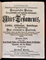 Christoph Starke: Synopsis Alte Testament I-V. kötet.(Hat kötetben) + Synopsis Neues Testaments I-II...