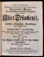 Christoph Starke: Synopsis Alte Testament I-V. kötet.(Hat kötetben) + Synopsis Neues Testaments I-II...