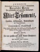 Christoph Starke: Synopsis Alte Testament I-V. kötet.(Hat kötetben) + Synopsis Neues Testaments I-II...