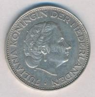 Hollandia 1960. 2 1/2G Ag "Julianna" T:2 ph. Netherlands 1960. 2 1/2 Gulden Ag "Juliana" C:XF edge error