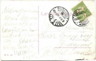 1903 Nagykikinda, Kikinda; Mokrin utca, Hitelszövetkezet, Krausz M. Miksa és Fellner János üzlete. W...