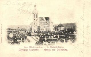 Sopron, Szent Mihály templom. Kummert L. 213. sz. (kis sarokhiány / tiny corner shortage)