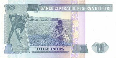 Peru 1986-89. 10I, 50I (2x) klf dátummal, 100I (2x) klf dátummal, 500I, 1000I, 5000I, 10.000I, 50.00...