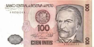 Peru 1986-89. 10I, 50I (2x) klf dátummal, 100I (2x) klf dátummal, 500I, 1000I, 5000I, 10.000I, 50.00...