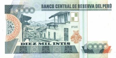 Peru 1986-89. 10I, 50I (2x) klf dátummal, 100I (2x) klf dátummal, 500I, 1000I, 5000I, 10.000I, 50.00...