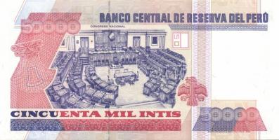Peru 1986-89. 10I, 50I (2x) klf dátummal, 100I (2x) klf dátummal, 500I, 1000I, 5000I, 10.000I, 50.00...