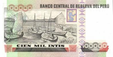 Peru 1986-89. 10I, 50I (2x) klf dátummal, 100I (2x) klf dátummal, 500I, 1000I, 5000I, 10.000I, 50.00...