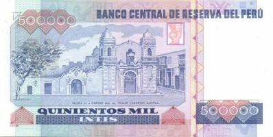 Peru 1986-89. 10I, 50I (2x) klf dátummal, 100I (2x) klf dátummal, 500I, 1000I, 5000I, 10.000I, 50.00...