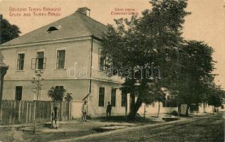 1909 Temesrékas, Rékás, Recas; Elemi iskola. W.L. 1404. / Elementar Schule / school