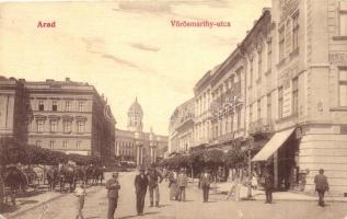 Arad, Vörösmarthy utca, Fogorovis műszerész. W.L. 503. / street view, dentistry