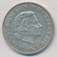 Hollandia 1961. 2 1/2G Ag "Julianna" T:2 ph. Netherlands 1961. 2 1/2 Gulden Ag "Juliana" C:XF edge error