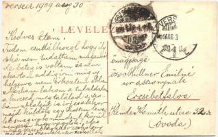 1909 Versec, Vrsac, Werschetz; Kitscher M. (?) üzlete / shop