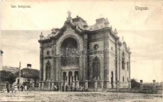 1909 Ungvár, Uzshorod, Uzhhorod, Uzhorod; izraelita templom, zsinagóga / synagogue (Rb)
