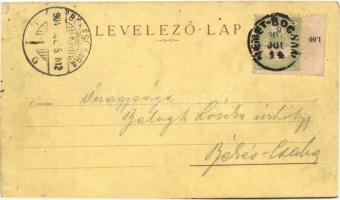 1904 Boksánbánya, Németbogsán, Bocsa; katolikus templom. Hermann Spräger és fiai kiadása / church. A...