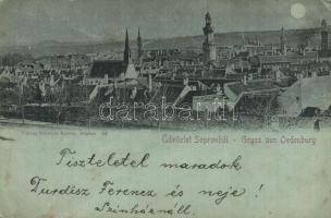 Sopron - 15 db régi és modern városképes lap