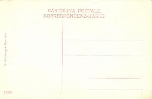 K.u.K. Kriegsmarine mariner, humour. G. Costalunga 16200. Pola 1909. unsigned Ed. Dworak