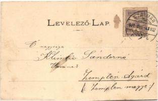 1901 Szatmárnémeti, Szatmár, Satu Mare; Kazinczy utca, Reszer János, Fischer H. és Kellner Mór üzlet...