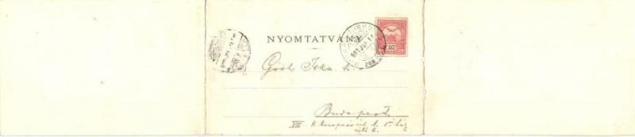 1903 Tátra, Magas-Tátra, Vysoké Tatry; Öt-tó a Téry menházzal. Három részes panorámalap / Fünf-See, ...