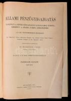 Állami pénzügyigazgatás. I-II. kötet. Tankönyv a községi közigazgatási tanfolyamok számára, kéziköny...