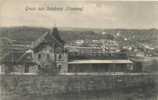 Vízakna-fürdő, Salzburg, Ocna Sibiului; vasútállomás / Bahnhof / railway station
