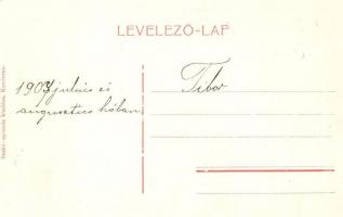 Kovászna-fürdő, Baile Covasna; Kossuth tér, Szabó-Nyomda papírkereskedés és könyvkötészet üzlete és ...