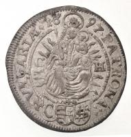 1697C-H 3kr Ag I. Lipót Pozsony (1,75g) T:1- /  Hungary 1697C-H 3 Kreuzer Ag Leopold I Bratislava (1,75g) C:AU Huszár: 1478., Unger II.: 1086.b