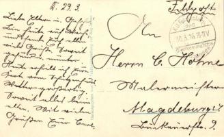 1916 Panje-Wagen. Bug-Armee / Polish Jewish men with horse carriage in Galicia. Judaica