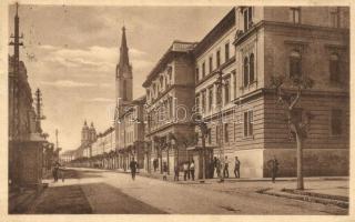 1926 Kalocsa, Törvényszék, utcakép