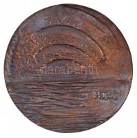 DN "Puskás Tivada díj" kétoldalas fém emlékérem. Szign.: H.T.E. (89mm) T:1-