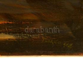 Barkó Gyula (1918-1982): Virágcsendélet, olaj, vászon, jelzett, 70×50 cm