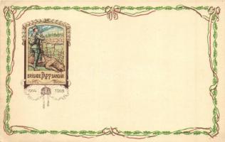 1914-1918 Brigade Papp Dandár / WWI K.u.K. military brigade art postcard (EK)