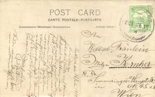 1911 Cseklész, Ceklís, Bernolákovo; a leégett Gróf Eszterházy kastély újjáépítési munkálatai / recon...