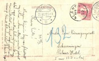 1912 Galánta, Gallandau; Fő utca. lovaskocsik. W.L. Bp. 4474. / main street with horse carts (EK)