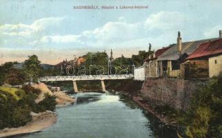 1915 Nagymihály, Michalovce; részlet a Laborcz folyóval / River Laborec