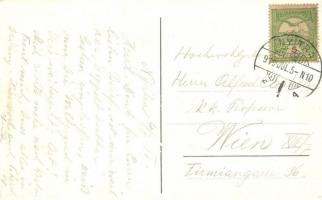 1910 Nyitra, Nitra; Püspöki vár / bishop's castle