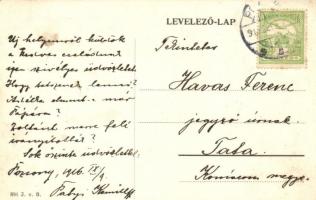 1916 Pozsony, Pressburg, Bratislava; Kapucinus tér, Ratzerdorf Frigyes és Adler Sámuel üzlete / Kapu...